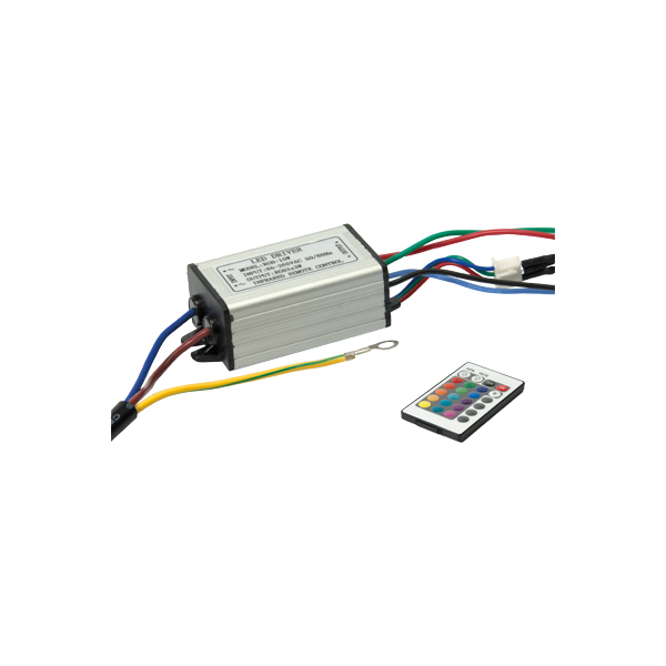 Driver RGB corriente constante de 10W 230V con mando IP-66