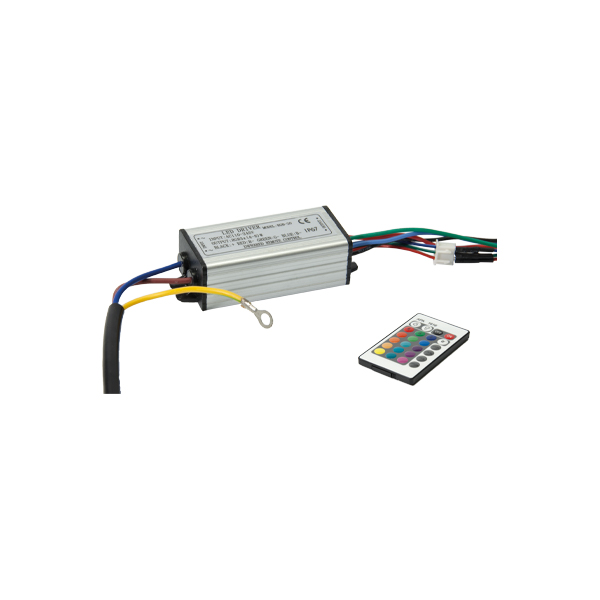 Driver RGB corriente constante de 20W 230V con mando IP-66