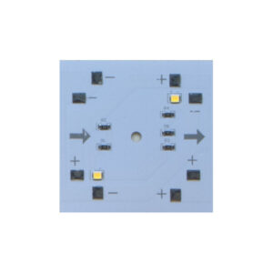 Placa LED rígida fibra de vidrio 0.50W 24V 50Lm 60x60 mm de alta disipación