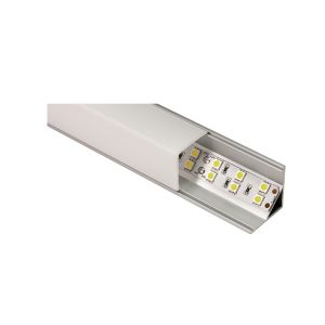 Perfil superficie esquina GL de aluminio para tira led  30x30 mm.