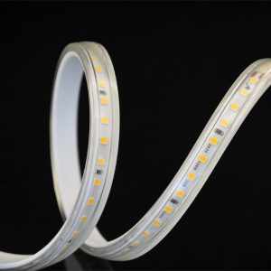 Tira LED 8W 230V 6000K 120 LED SMD2835 IP65  760 Lm CON RECTIFICADOR