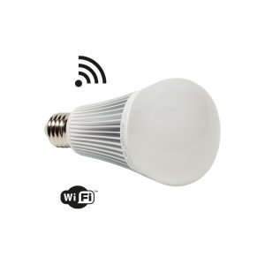 Bombilla LED E-27P RGB+3000/6000°K  9W 230V WI-FI, Alexa y Google asistance