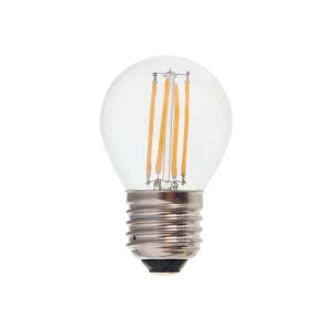 Bombilla LED Esférica GL filamento COB E-27P 4W 230V 3000°K