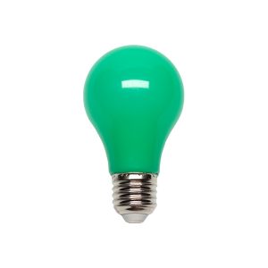 Bombilla LED Estandar económica GL E-27P 3W 230V VERDE