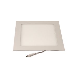 Downlight empotrar cuadrado 25W 230V 3000ºK color lacado en blanco