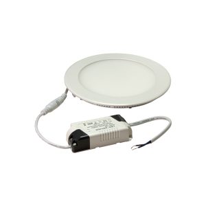 Downlight empotrar redondo 12W 230V 3000ºK color lacado en blanco
