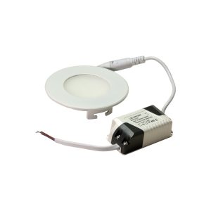 Downlight empotrar redondo 3W 230V 4000ºK color lacado en blanco