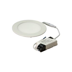 Downlight empotrar redondo 9W 230V 6000ºK color lacado en blanco