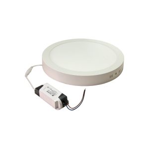 Downlight superficie redondo 25W 230V 3000ºK color lacado en blanco