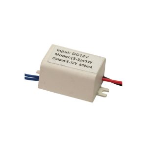 Driver corriente constante de 2W a 3W 12V salida de 6V a 12V 600 mA IP20