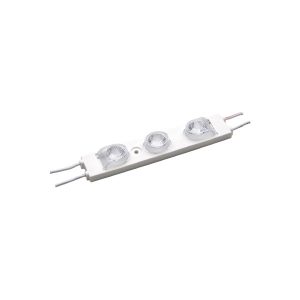 Módulo 3 LED 1.32W 12V 6000ºK con lupa 11ºx40º ALTA PROTECCION CONTRA SUBIDAS DE TENSION y con adhesivo