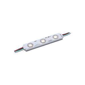 Módulo 3 LED 1.5W 12V MAGIC MULTICOLOR con lupa 160º y con adhesivo