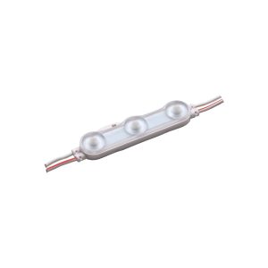 Módulo 3 LED 1.5W 12V 6000ºK con lupa 160º y con adhesivo