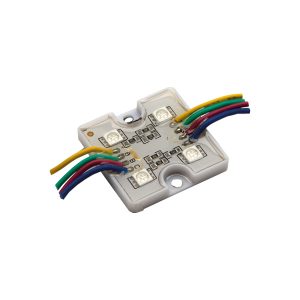 Módulo 4 LED 1.25W 12V RGB con 120º y con adhesivo
