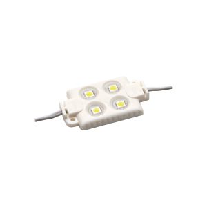 Módulo 4 LED 1.25W 12V 6000ºK con 120º y con adhesivo
