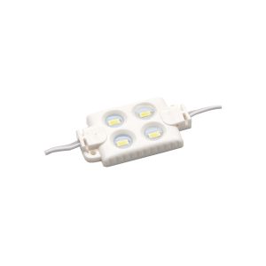 Módulo 4 LED 2W 12V 6000ºK con 120º y con adhesivo