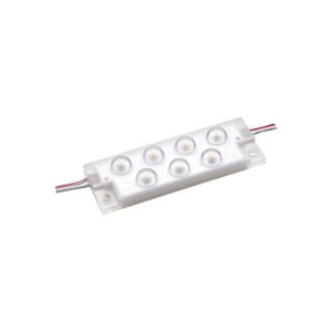 Módulo 7 LED 3W 24V 6000ºK con lupa 170º ALTA PROTECCION CONTRA SUBIDAS DE TENSION y con adhesivo