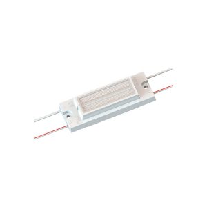 Módulo LED 2,72W 12V 6000ºK con lupa 11ºx77º ALTA PROTECCION CONTRA SUBIDAS DE TENSION y con adhesivo