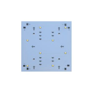 Placa LED rígida fibra de vidrio 2W 24V 3000ºK 200 Lm 120x120 mm de alta disipación