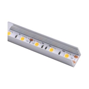 Perfil superficie GL de aluminio para tira led  14,5x14,5 mm