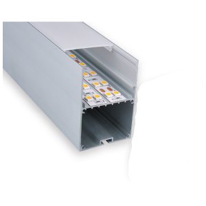 Perfil superficie GL de aluminio para tira led  70x50 mm