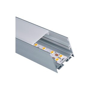 Perfil superficie GL de aluminio para tira led  35x35 mm. ESP. SUSPENSIÓN