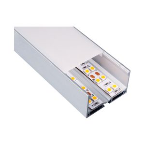 Perfil superficie GL de aluminio para tira led  55x32 mm