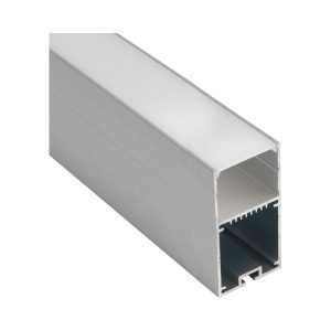 Perfil superficie ó suspensión GL de aluminio para tira led  35x67 mm