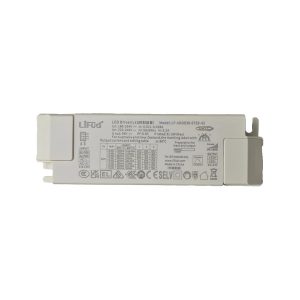 Driver LIFUD LF-AAD030-0750-42 REGULABLE DALI-PUSH corriente constante de 15W a 30W 230V voltaje salida de 9V a 42V mediente selección por switch