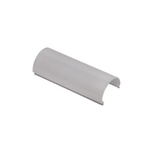Difusor PVC Mate curvo, para perfil de aluminio 26x7mm