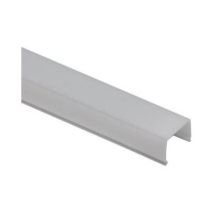 Difusor PVC Mate cuadrado, para perfil de aluminio 26x7 mm