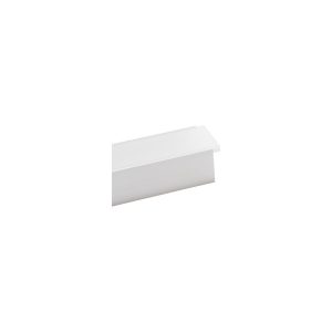 Difusor PVC mate,  para perfil  de aluminio 50x35mm