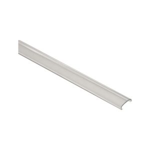 Difusor PVC transparente, para perfil de aluminio 18x6 mm