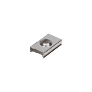 Clip metálico sujección, para perfil aluminio   8x6,5mm