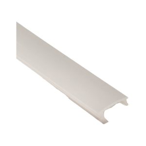 Difusor PVC Mate frontal,  para perfil de aluminio