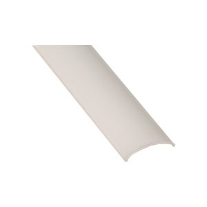 Difusor PVC Opal curvo, para perfil de aluminio 16x16mm