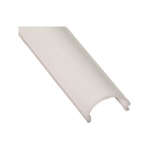 Difusor PVC Opal curvo, para perfil de aluminio 20x16mm