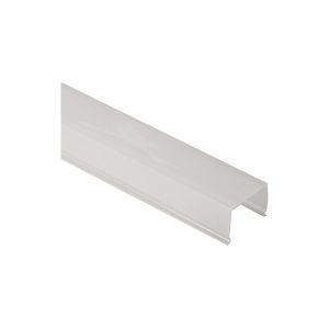 Difusor PVC Mate cuadrado, para perfil de aluminio