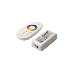 Programador RGB RF multicional 3 canal, entrada/salida 12V (120w),24V(240W), mando incluido, IP20, 10 Amp.