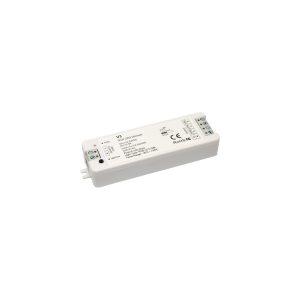 Programador RF multicional 3 canales, entrada/salida 12V (3x72W),24V(3x144W), mando no incluido, IP20, 3x6 Amp.