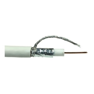 Cable T.V. coaxial, malla aluminio