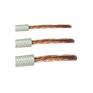 Cable anticalòrico unipolar fibra vidrio+silicona de 1x0,75 mm con aislamiento de silicona 250º