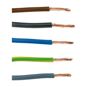 Hilo línea libre de halógenos, flexible 1x1,5 mm. AZUL