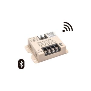 Programador RGB Wi-Fi multicional 3 canales, entrada/salida 12V (3x120W),24V(3x240W), IP20, 3x10 Amp. App SmartLife