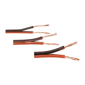 Cable paralelo bicolor 2x0,30mm, con conductores rojo/negro