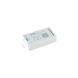 Programador SP108E es un controlador Wi-Fi para tiras de LED direccionables, compatible con ICs como WS2812B, APA102,etc.. Se controla mediante la app LED Shop, disponible en iOS y Android,