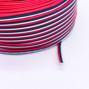 Cable paralelo MAGIC 3 vías 3x0,20 mm , con conductores rojo, verde y negro,es ideal para tiras de LED MAGIC.