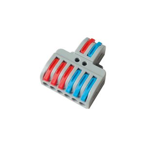 Clema de Conexión Rápida 2 Entradas / 6 Salidas con Palanca, IP20