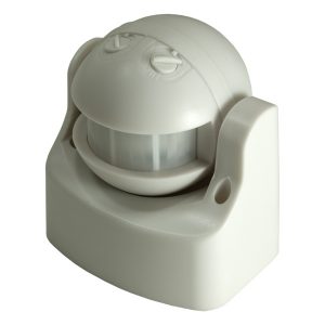 Detector proximidad superficie para pared PIR , blanco,  230V (300W LED, 1200W Incandescente)