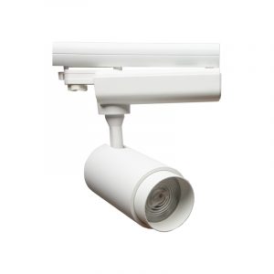 foco carril trifásico BLANCO 15W 230V  2700ºK óptica 36º, IP44